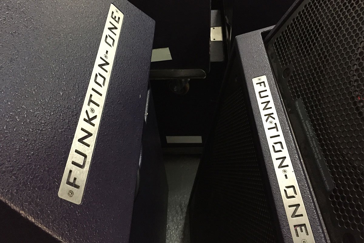Two Funktion One Speakers side by side